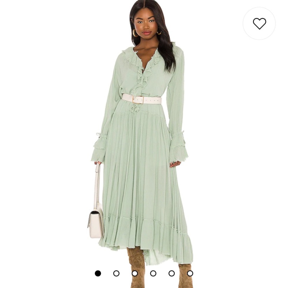 Sale**White Free People Sweet Darlin Maxi Dress